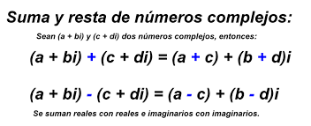 Resultado de imagen para NUMEROS COMPLEJOS