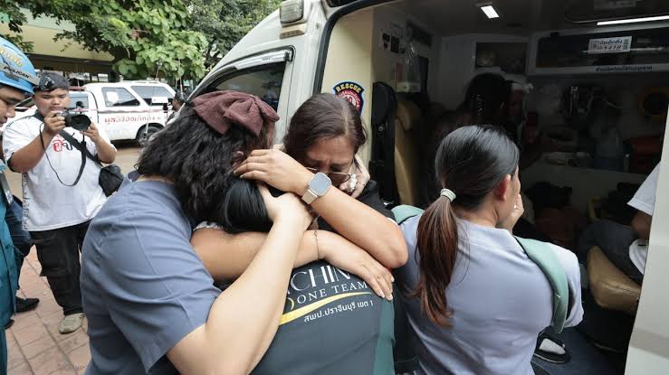 Thai teen kills grandparents, then shoots at school outside Bangkok, leaving 8 dead; worst mass killing since 2022