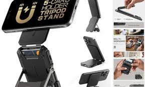 for MagSafe Wallet with Stand, Magnetic Wallet for Men, [Hold 5 Cards] Black | eBay