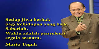 Hasil gambar untuk Gambar Kata Mario Teguh