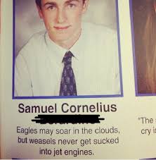 60 Yearbook Quotes That Will Make You Laugh Or Cringe (Probably ... via Relatably.com