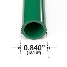 1/2" Size Furniture Grade PVC Pipe, 40", Green (3-Pack ...