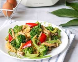 Hình ảnh về Súp lơ xào trứng
