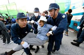 「機動隊　辺野古」の画像検索結果