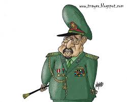 Image result for HASSAN AL-BASHIR CARTOON