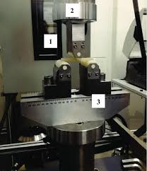 Zwick Roell testing machine with three-point bending ...