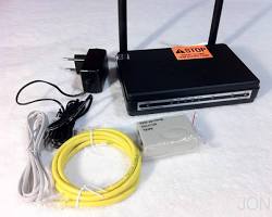 Unboxing and connecting a modem