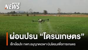 กพท. ผ่อนปรนโดรนเกษตร เริ่ม 11 ส.ค. นี้: เงื่อนไขที่ต้องรู้! - Imagen principal del artículo