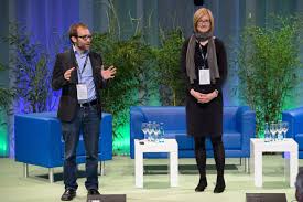 Aaron Best and Franka Birke present the European startup ... - eco13_berlin_aaronbest_frankabirke_climatekic_620