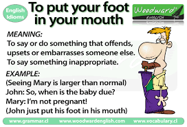 Image result for foot in mouth quotes