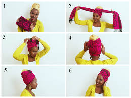 Image result for head wrap tutorial