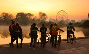 Cuándo es el tour en bici al amanecer en el Bosque de Chapultepec