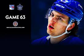 Toronto Maple Leafs vs. New York Rangers – Game #63 Projected Lines, Preview & TV Info