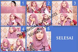 Hasil gambar untuk tutorial hijab paris