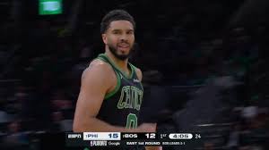 Tatum loses it, gets it back, and lays it in