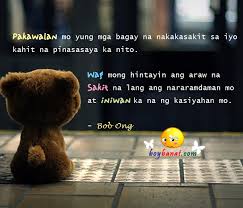 Bob Ong Love Quotes and Sayings - Boy Banat via Relatably.com