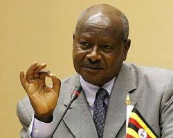 Yoweri Museveni, president of Uganda
