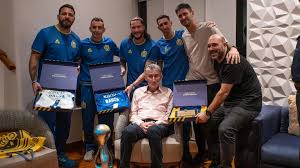 La visita de Rosario Central al Patón Bauza que emocionó a todos: "Te amamos para siempre"