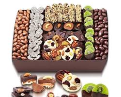 Image of Fruit and Nut Extravaganza Basket by Soraya Sweets
