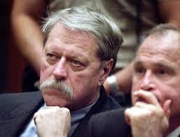 Robert Noel listens with his attorney Bruce Hotchkiss as verdicts are. - 51987473-robert-noel-listens-with-his-attorney-bruce-gettyimages
