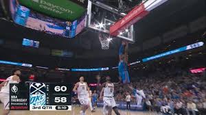 Jalen Williams gets up for alley-oop jam vs. Denver Nuggets - ESPN