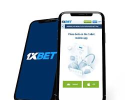 Image of 1XBET mobile app