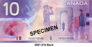 Image result for $10 cANADIAN IMAGE
