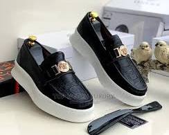 Image of Versace Men Luxury Designer Flat Shoe