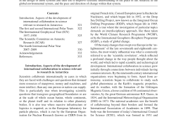 Image of International collaboration and scientific research in Antarctica