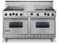 Viking Range VDSC 3654GSS Dual Fuel Stove Pro Burners