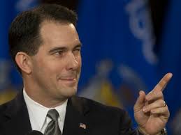 On Monday, the Associated Press&#39; Scott Bauer blasted Wisconsin Governor Scott Walker&#39;s new book, Unintimidated: A ... - scott-walker-wink-ap