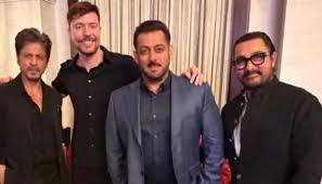 مستر بيست وشاروخان وسلمان خان يلتقون في «Joy Forum 2025»