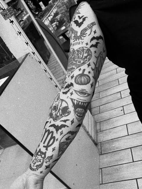 Finished up this sleeve with some bats and stars! Thank you for ...