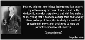 Innately, children seem to have little true realistic anxiety ... via Relatably.com