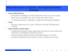 Developmental Theory - Cognitive And Information Processing