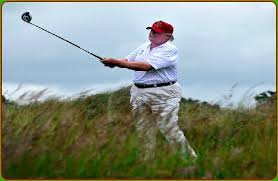 Image result for golfing trump + images