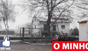 Já neva nas serras de Fafe (e aqui ao lado em Montalegre)