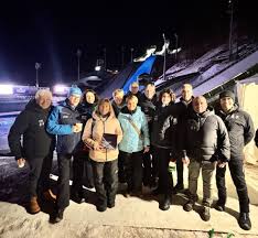 Il Consiglio provinciale all’inaugurazione dei Giochi Olimpici a Predazzo