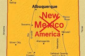 Publica Trump mapa de New Mexico con nombre de 'New America'