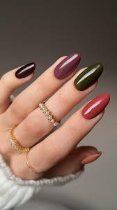 ✧.* patrycja • nyc | it's giving rustic autumn 🍂🤎✨ • @kiyobeauty autumn collection (paid) • @caitlynminimalist rings (FINEWINENAILS for $$$ off *affiliate) - #fallnails #nailart #nails #nailinspo #nailinspiration #gel #gelnails #diynails #