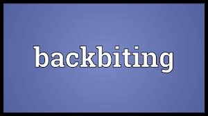 Image result for backbiting  
