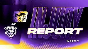 Vikings Injury Report: Smith Doubtful, Darrisaw Questionable for Week 1 vs. Bears