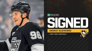 Penguins Sign Forward Andrei Kuzmenko to a One-Year Contract