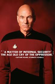 A message from Captain Picard regarding the NSA. : scifi via Relatably.com