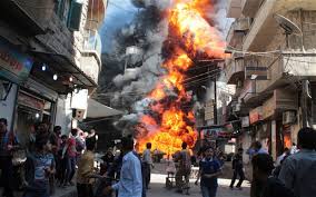 Image result for picture of war in syria