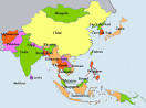 Asie-Liste et carte de tous les pays d Asie avec 1clic1planet! Asie-L