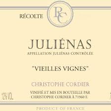 Image result for Christophe Cordier Julienas Vieilles Vignes