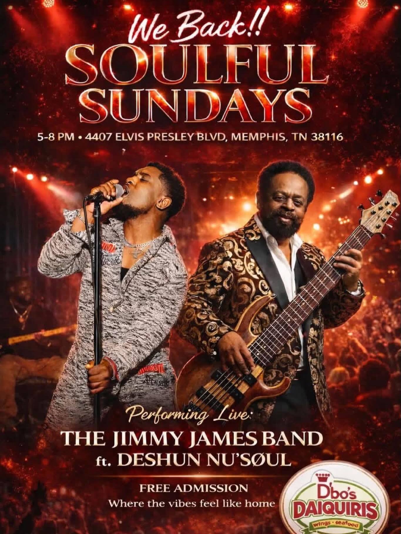 Soulful Sundays with the Jimmy James Band
