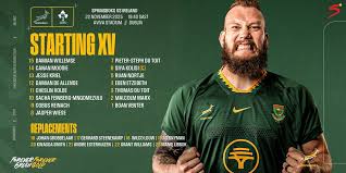 Bok Squad Unleashed! RG Snyman's Milestone Test in Ireland Showdown!