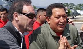 Oliver Stone&#39;s South of the Border… Oliver Stone with President Hugo Chavez (Jose Ibanez) - stone_chavez_Jose_Ibanez